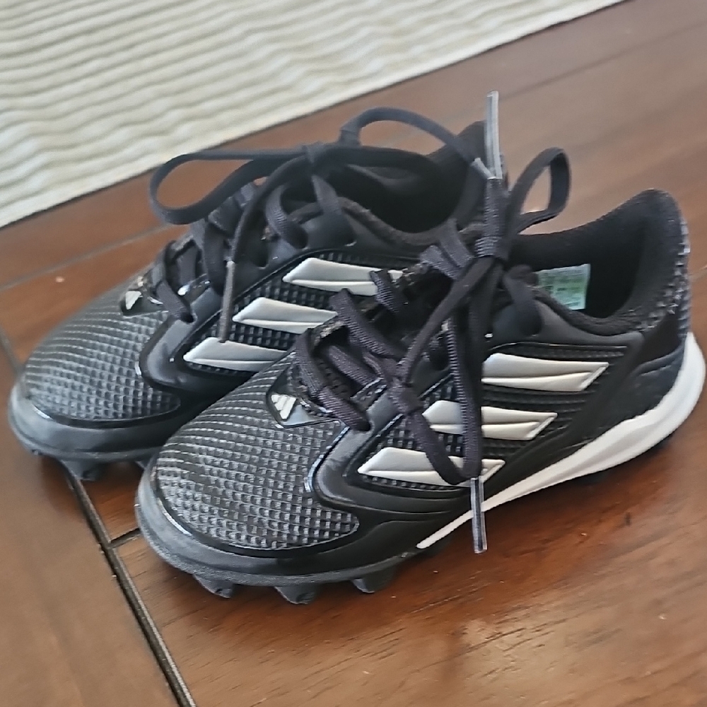 Kids Black Tball, Softball Shoes